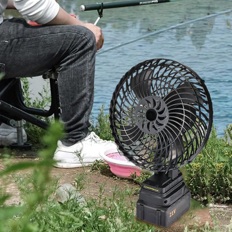 🏕️🔋 50% RABATT! 8-Zoll Batteriebetriebener Outdoor Camping Ventilator – Leise, standfest & perfekt für Zelt, Picknick & heiße Nächte 🌬️✨
