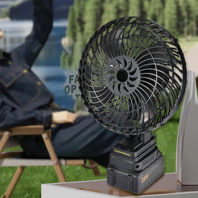 🏕️🔋 50% RABATT! 8-Zoll Batteriebetriebener Outdoor Camping Ventilator – Leise, standfest & perfekt für Zelt, Picknick & heiße Nächte 🌬️✨