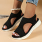 👡🌺 50% RABATT! Bequeme atmungsaktive flache Sandalen mit offener Zehe für Damen im Sommer – Leicht, luftig & perfekt für warme Tage ☀️