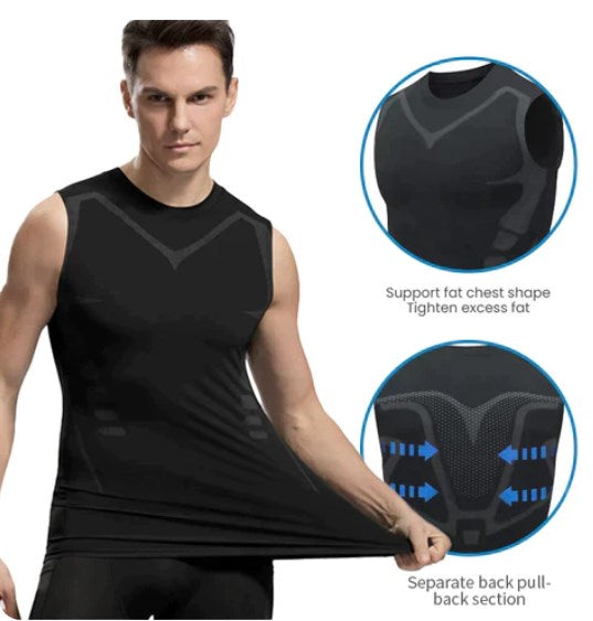 🔥Letzter Tag mit 50% Rabatt - Version Ionic Shaping ärmelloses ärmelloses Shirt