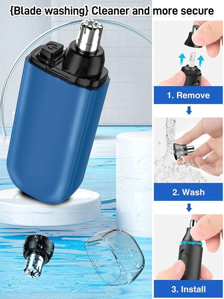 🎁⏳Zeitlich begrenzter Rabatt 💥- 60%🔥 Ideales Geschenk - Elektrischer Nasenhaartrimmer in deutscher Qualität