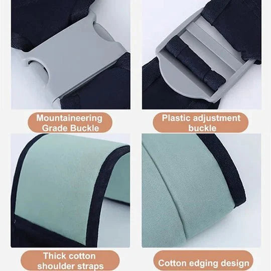 👶 50% RABATT! 🧸 4-in-1-Trage mit atmungsaktivem Mesh – 0–36 Monate, vorne & hinten – Tragekomfort & Nähe, Hände frei ✨