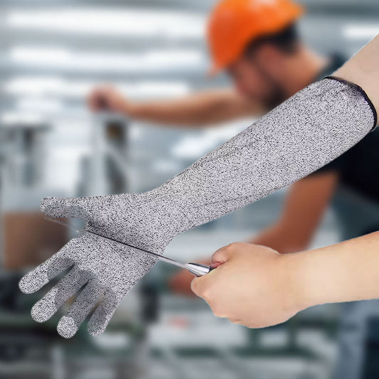 🛡️⚠️ Schnittfeste Sicherheitshandschuhe Stufe 5 – Höchster Schutz nach EN388 für Metall, Glas & scharfe Klingen