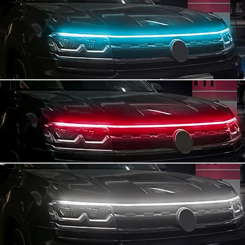 ⏳Begrenzte Zeit 50% Rabatt💥🚗 KAUFEN 2 ERHALTEN 3! ✨ Dynamic Scan Start-Up Hoodbeam Kit - Sanfte Scan-Effekte mit Mehrfarbigen LED-Lichtern für Auto-Motorhauben 🌟🔧