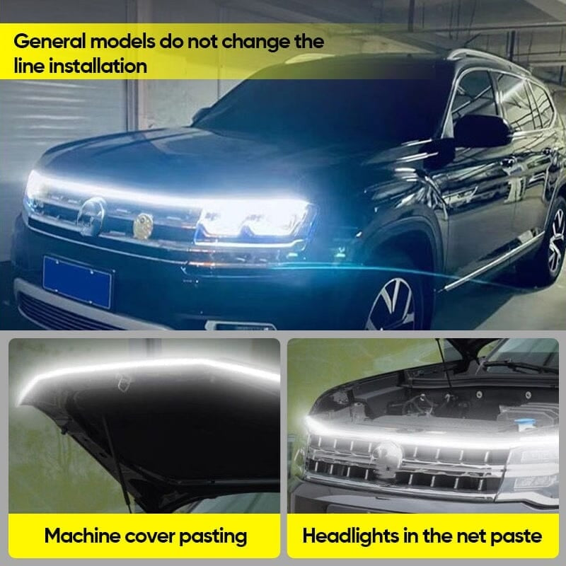 ⏳Begrenzte Zeit 50% Rabatt💥🚗 KAUFEN 2 ERHALTEN 3! ✨ Dynamic Scan Start-Up Hoodbeam Kit - Sanfte Scan-Effekte mit Mehrfarbigen LED-Lichtern für Auto-Motorhauben 🌟🔧