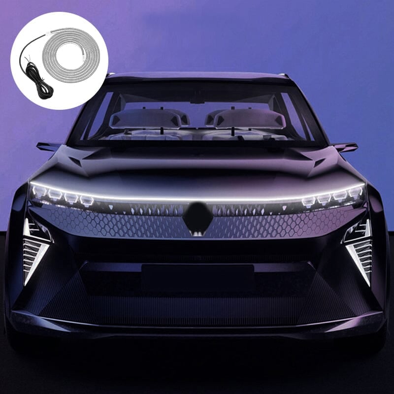 🚗 50% RABATT! 💡 LED-Motorhaubenbeleuchtung – Durchgehende Lichtleiste, einfache Nachrüstung & stilvolles Design – Perfekt für Kühlergrill & individuelle Fahrzeugoptik ✨