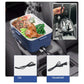 🍱⚡ Elektrische Lunchbox mit Heizfunktion | Edelstahl-Innenbehälter | 1,8L Fassungsvermögen | Auslaufsicher | Inkl. Besteck & Tragetasche | Für Zuhause & Unterwegs