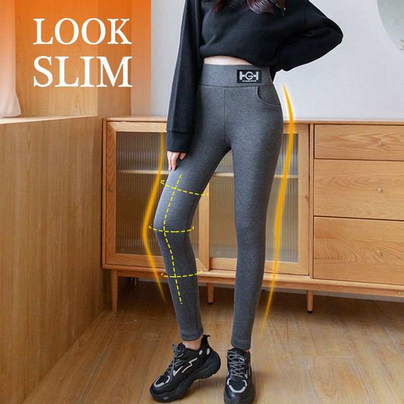 ❄️Winter-Sale 50% Rabatt🔥Modische Thermal Cashmere Slim Pants für Frauen☃️