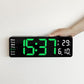 ⚡40cm große Digitaluhr mit Temperatur, Datum, automatischer Sommerzeit, Nachtlicht und automatischem Helligkeitsdimmer