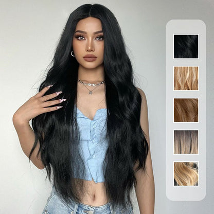 💘💇 Wunderschöne lange Lockenperücke – Natürlich, bequem & verstellbar!