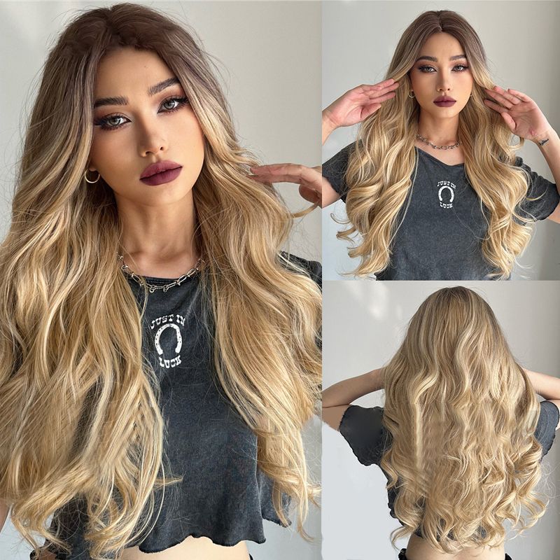 💘💇 Wunderschöne lange Lockenperücke – Natürlich, bequem & verstellbar!