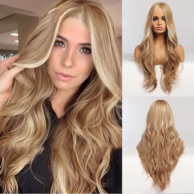 💘💇 Wunderschöne lange Lockenperücke – Natürlich, bequem & verstellbar!