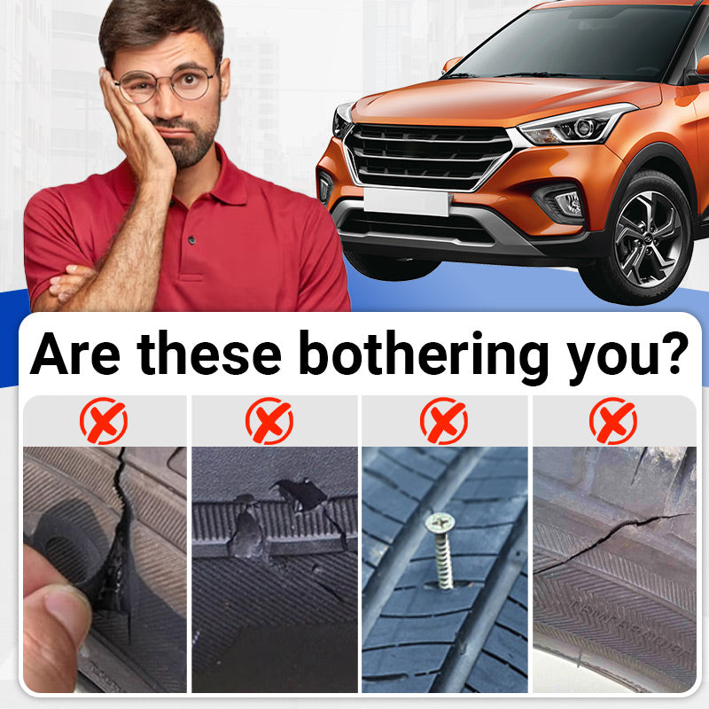 🔥Heißer Verkauf(50% Rabatt)🎉🔧🚗 Wetterbeständige, wasserfeste, flexible Reifenreparaturklebstoffe