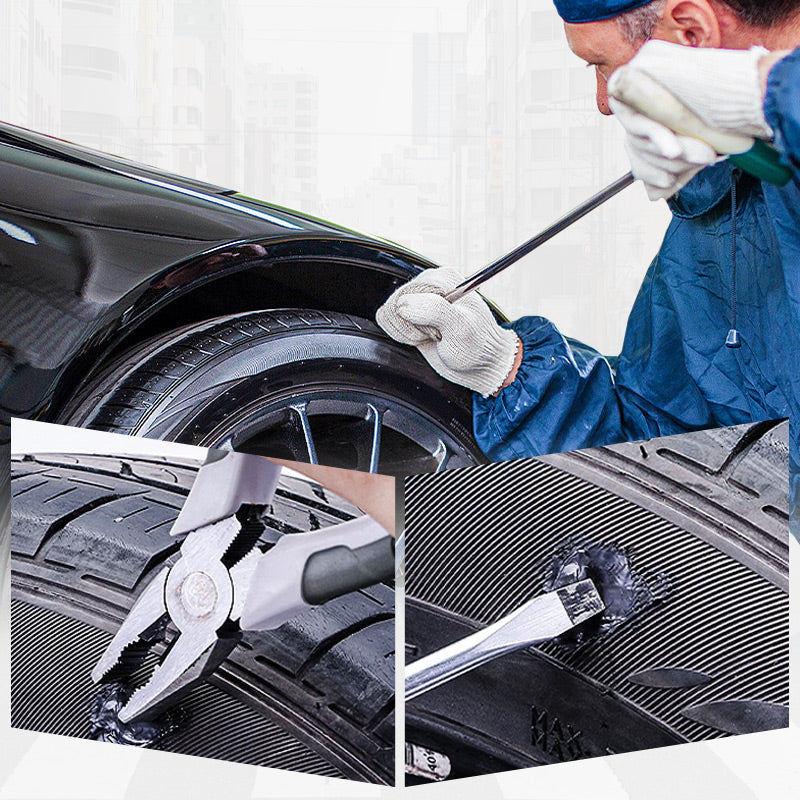 🔥Heißer Verkauf(50% Rabatt)🎉🔧🚗 Wetterbeständige, wasserfeste, flexible Reifenreparaturklebstoffe