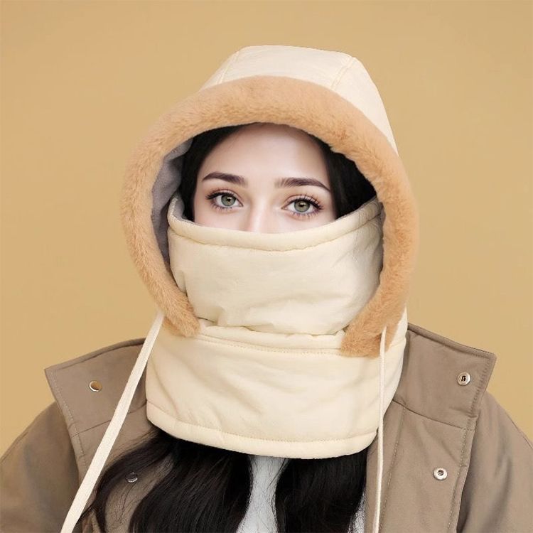 ⏳Begrenzte Zeit 50% Rabatt💥🔥🥰Verdickte Thermomütze mit Plüschfutter und Gesichtsmaske für Damen und Herren