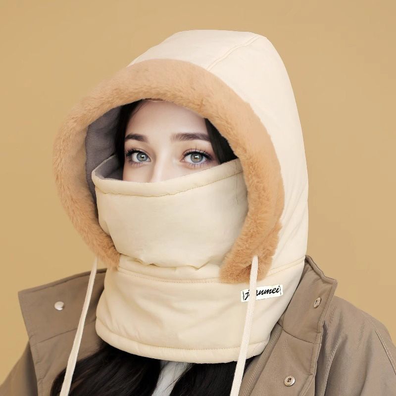 ⏳Begrenzte Zeit 50% Rabatt💥🔥🥰Verdickte Thermomütze mit Plüschfutter und Gesichtsmaske für Damen und Herren