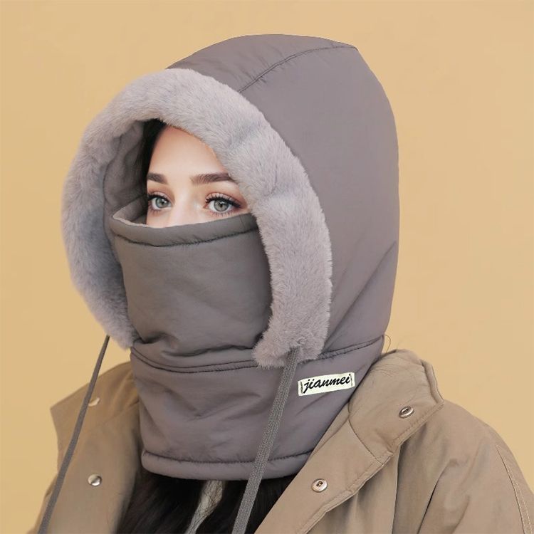 ⏳Begrenzte Zeit 50% Rabatt💥🔥🥰Verdickte Thermomütze mit Plüschfutter und Gesichtsmaske für Damen und Herren