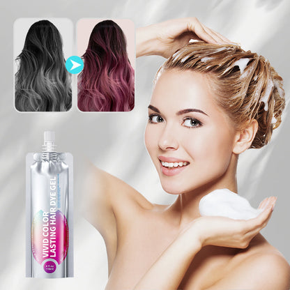 ✨New Style Sonderangebot✨ Dauerhaftes Haarfärbegel mit lebhafter Farbe