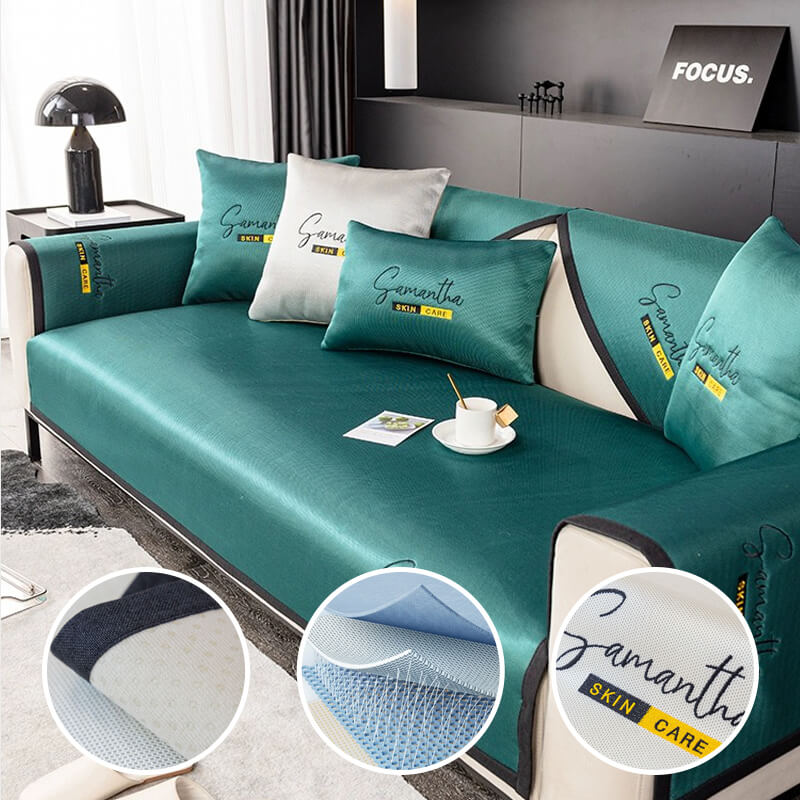 🛋️✨ 50% RABATT! Rutschfestes Sofakissen aus Eisseide – Weich, atmungsaktiv & perfekt für mehr Komfort auf Sofa, Bett & Stuhl 🌸