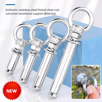 🔥 KAUFE 2, ERHALTE 1 GRATIS! 🔩 Ring-Dehnschraube aus 304 Edelstahl – Rostfrei, belastbar & vielseitig – Ideal für Montage, Bau & Heimwerkerprojekte 🛠️