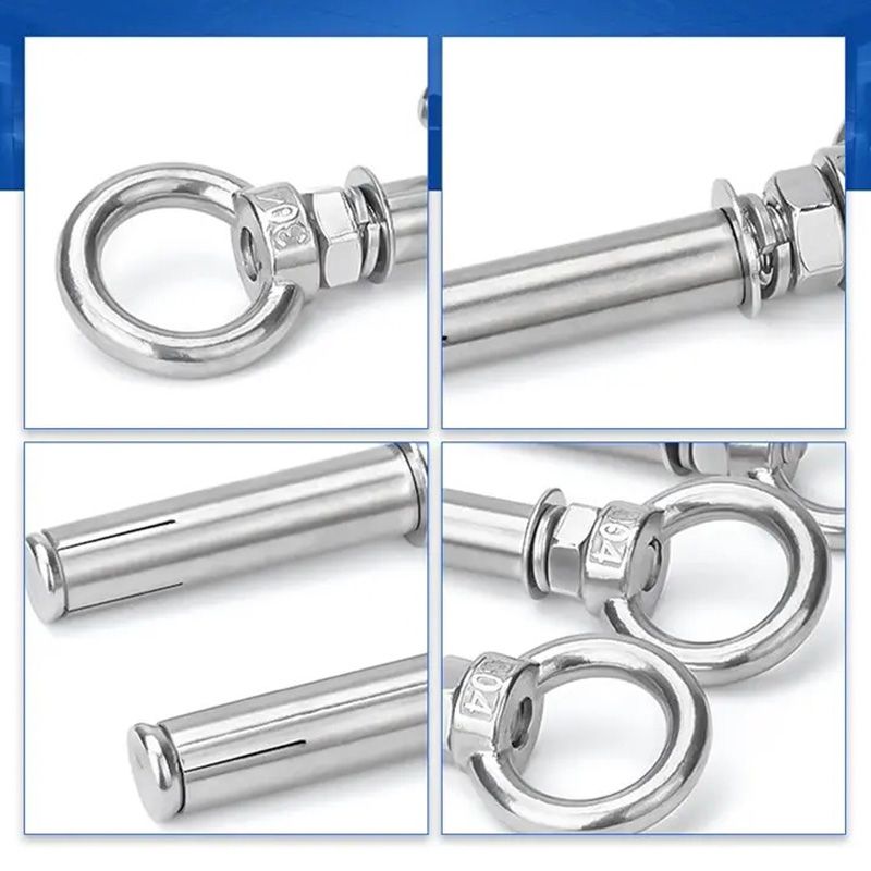 🔥 KAUFE 2, ERHALTE 1 GRATIS! 🔩 Ring-Dehnschraube aus 304 Edelstahl – Rostfrei, belastbar & vielseitig – Ideal für Montage, Bau & Heimwerkerprojekte 🛠️