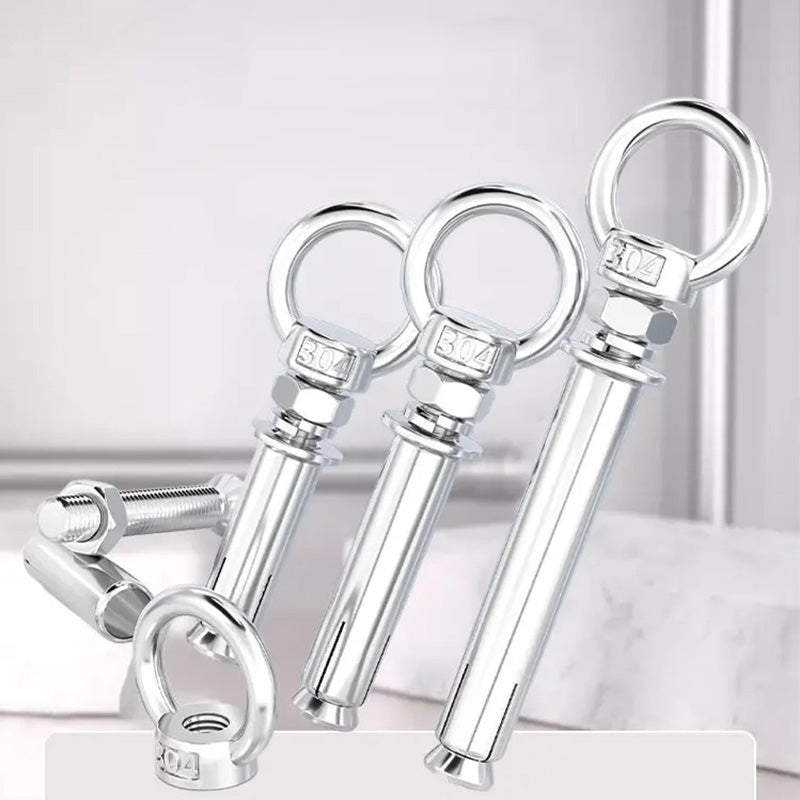 🔥 KAUFE 2, ERHALTE 1 GRATIS! 🔩 Ring-Dehnschraube aus 304 Edelstahl – Rostfrei, belastbar & vielseitig – Ideal für Montage, Bau & Heimwerkerprojekte 🛠️