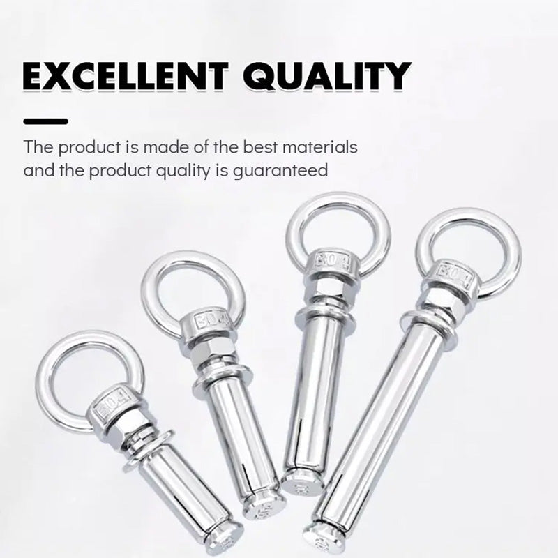 🔥 KAUFE 2, ERHALTE 1 GRATIS! 🔩 Ring-Dehnschraube aus 304 Edelstahl – Rostfrei, belastbar & vielseitig – Ideal für Montage, Bau & Heimwerkerprojekte 🛠️