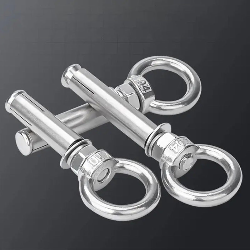 🔥 KAUFE 2, ERHALTE 1 GRATIS! 🔩 Ring-Dehnschraube aus 304 Edelstahl – Rostfrei, belastbar & vielseitig – Ideal für Montage, Bau & Heimwerkerprojekte 🛠️