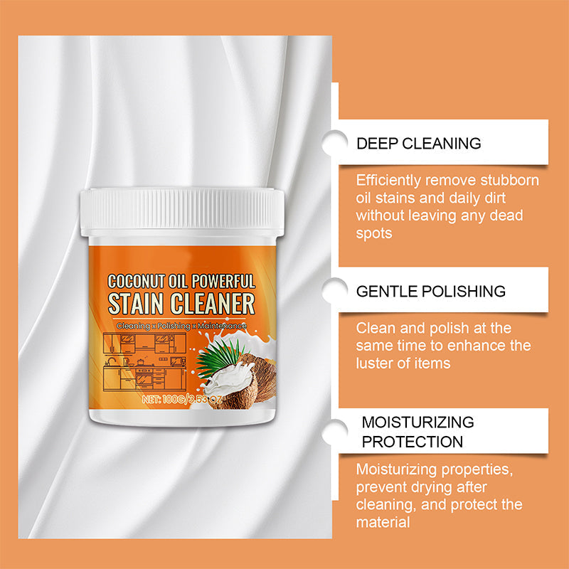 🎁 Kaufe 1, erhalte 1 GRATIS! 🥥✨ Reinigungs- und Polierpaste aus Kokosnussöl – Ideal für die Küche
