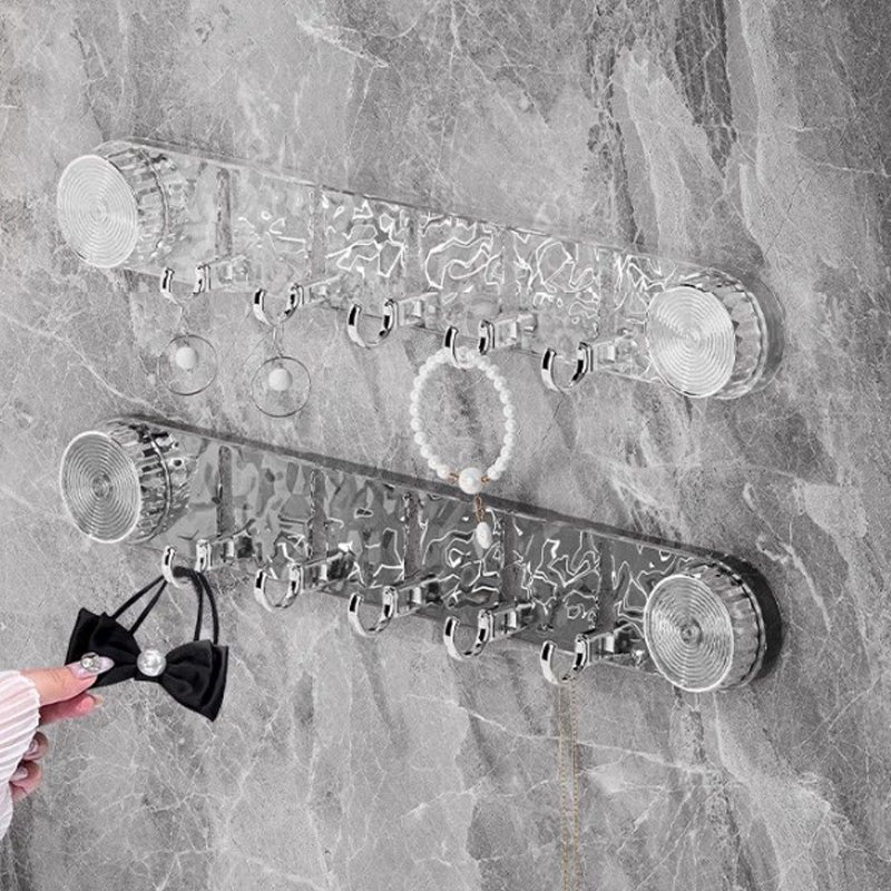 🧲💖 BEGRENZTER VERKAUF: 50% RABATT! Lochloser gewellter rotierender Saugnapfaufhänger – Flexibel, stark haftend & perfekt für Bad, Küche & Glasflächen ✨
