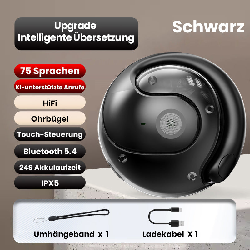 🔥HEISSER VERKAUF 60 % RABATT !! 🔥Intelligente kabellose Bluetooth Übersetzung Ohrhörer