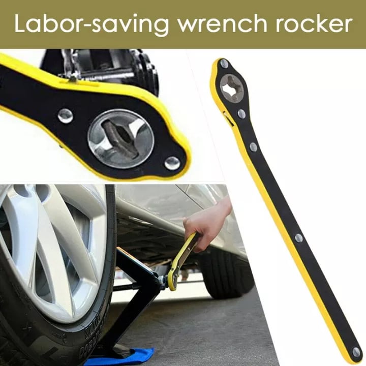 🔥 50 % RABATT! 🛠️✨ Arbeitssparender Wagenheber-Ratschenschrauber – Praktisch und langlebig 🚗💪