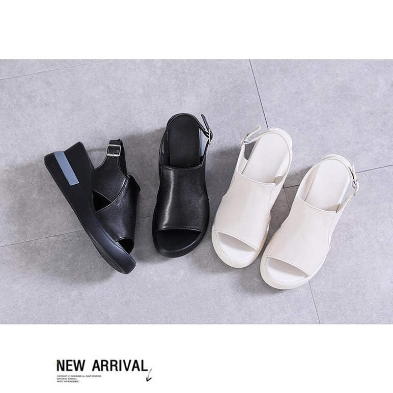 👡❤️ Keilsandalen für Damen – einfarbig, offene Zehenpartie – 50% RABATT! Bequem, elegant & perfekt für Sommer, Stadt & Freizeit ✨