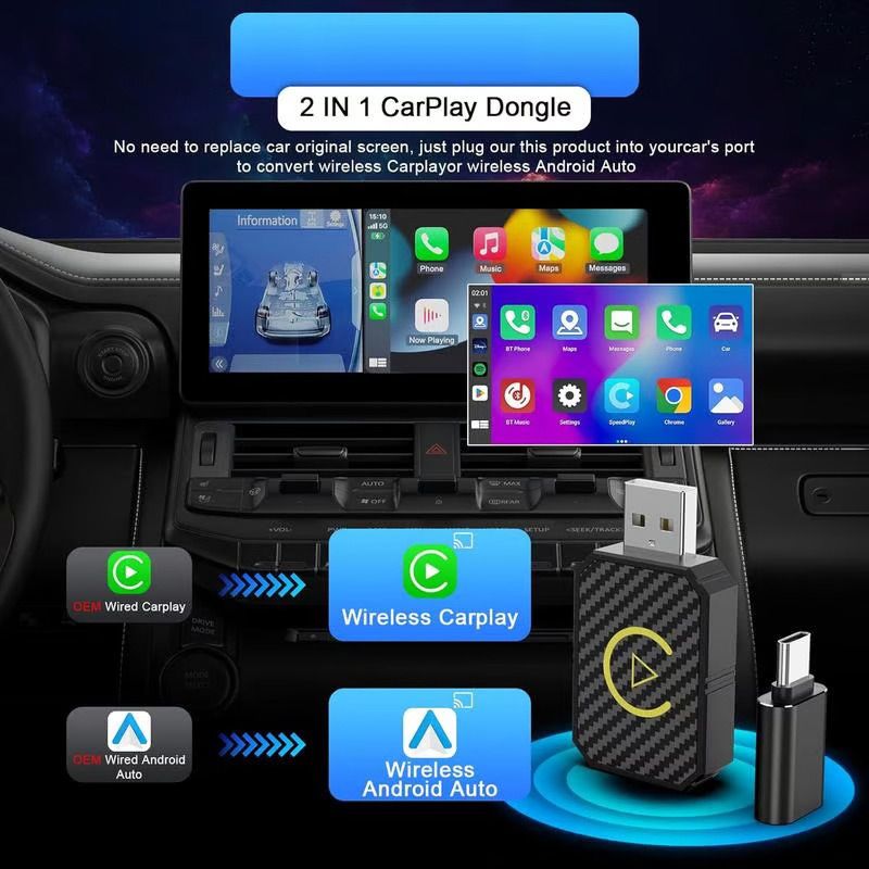 📢50% zeitlich begrenzter Rabatt✨Mini Wireless CarPlay Adapter