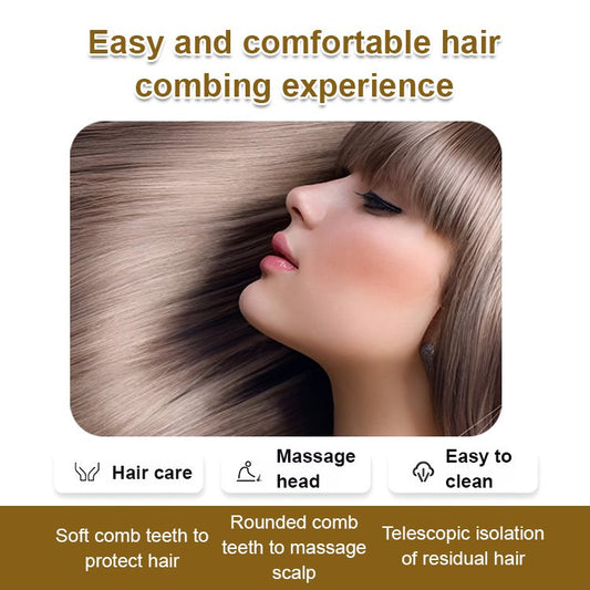 🎀Valentinstag 50% RABATT🎁Automatisch reinigender rotierender Hebekamm