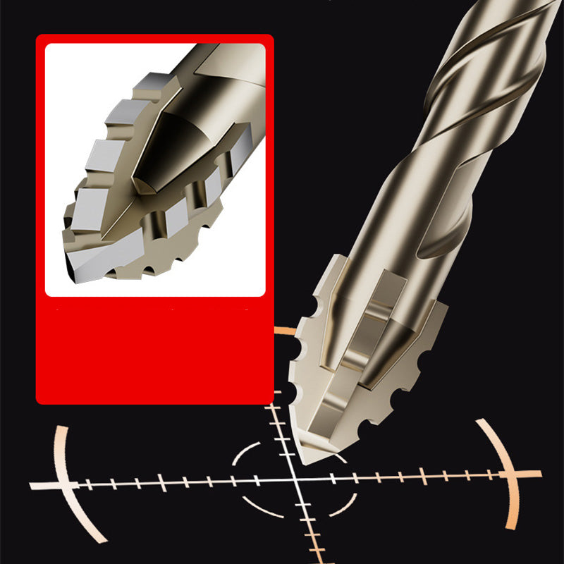 🚀🔥2025 HEISSER VERKAUF&66% Rabatt 🔧Four-Flute Sawtooth Eccentric Drill Bit 8-PCS Set