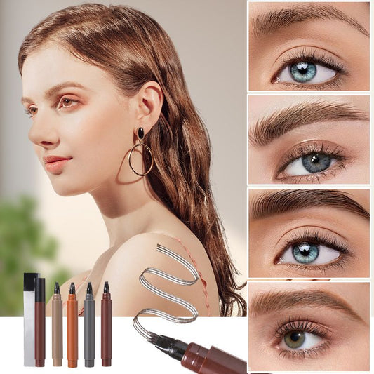 🎁 1 kaufen, 1 GRATIS! 💄 4-in-1 Augenbrauenstift