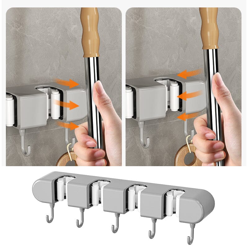 🧹 Multifunktionaler Mopphalter – Ordnung in der Reinigung! ✨