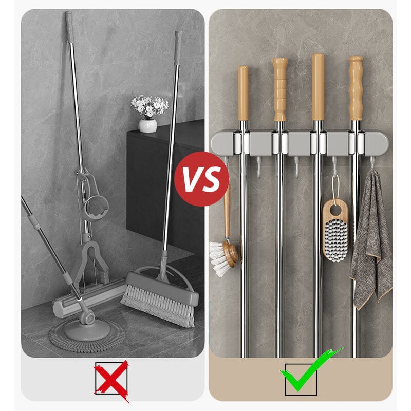 🧹 Multifunktionaler Mopphalter – Ordnung in der Reinigung! ✨