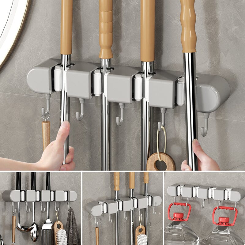🧹 Multifunktionaler Mopphalter – Ordnung in der Reinigung! ✨