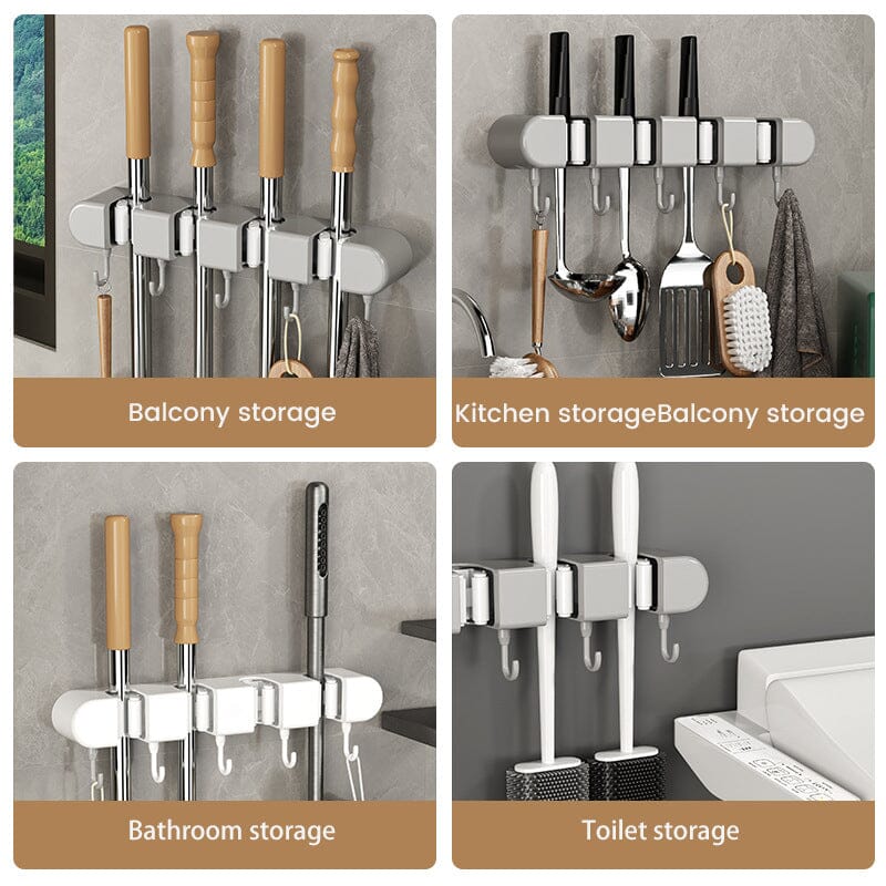 🧹 Multifunktionaler Mopphalter – Ordnung in der Reinigung! ✨