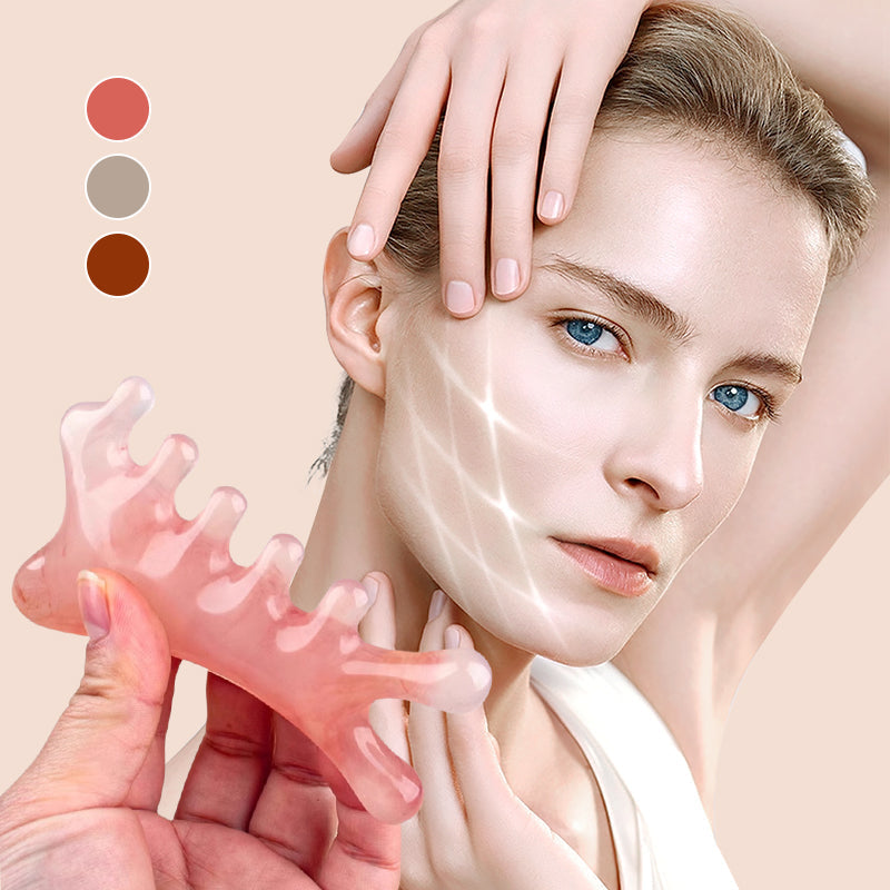 🎁 Kaufe 1, erhalte 1 GRATIS! 🎁 🩷 Multifunktionaler Kopfhautmassage-Kamm und Gua Sha Werkzeug – Entspannend & einfach zu bedienen ✨