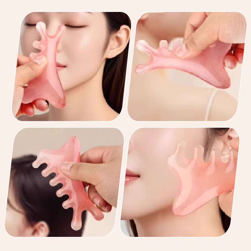 🎁 Kaufe 1, erhalte 1 GRATIS! 🎁 🩷 Multifunktionaler Kopfhautmassage-Kamm und Gua Sha Werkzeug – Entspannend & einfach zu bedienen ✨