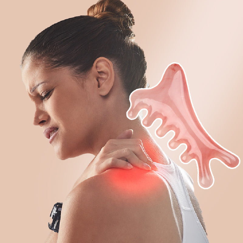 🎁 Kaufe 1, erhalte 1 GRATIS! 🎁 🩷 Multifunktionaler Kopfhautmassage-Kamm und Gua Sha Werkzeug – Entspannend & einfach zu bedienen ✨