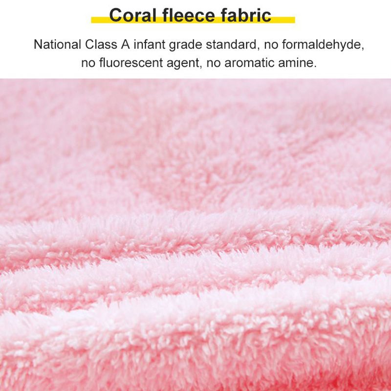 🎁🚀 Letzter Tag nur 65% Rabatt 🔥 Damen Solid Color Coral Fleece Bademantel