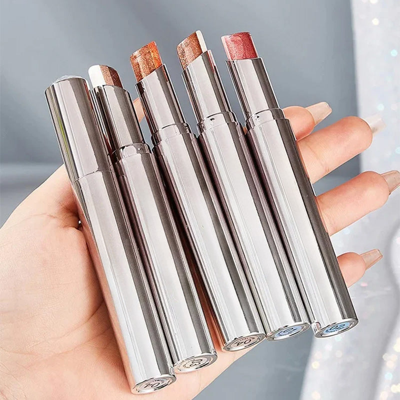🔥Heißer Verkauf 50% Rabatt💃✨2025 Heißer Verkauf BUY 1 GET 1 FREE🔥Wasserfester schimmernder Lidschatten-Stift mit Farbverlauf