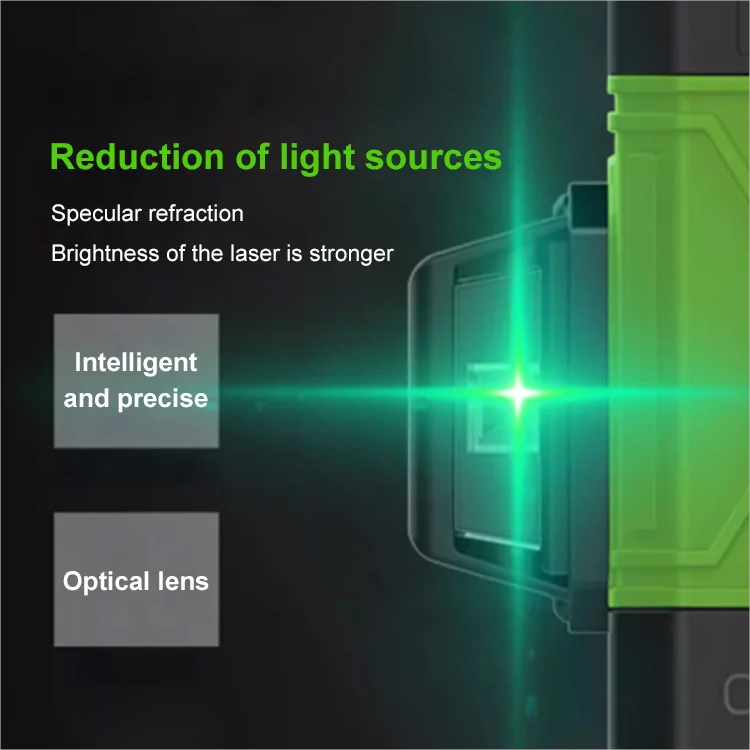 📏 50% RABATT! 🔦 Infrarot-Laserwasserwaage mit Grünem Licht – Selbstnivellierend, Horizontale & Vertikale Linien & Ideal Für Präzisionsarbeiten 🔧