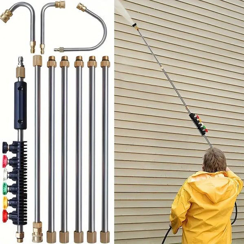 ✨Summer Sale 60% Rabatt für begrenzte Zeit🔫Hausreinigungsassistent🔥 Hochdruckreiniger-Stab-Set mit 4000 PSI