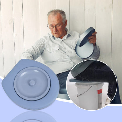 🪑 Senioren-Comfort! 🚽 Ergonomischer Toilettensitz für Eimertoiletten – Höhenangepasste Sitzposition, rutschfeste Auflage & bequeme Kontur – Perfekt für Pflege zu Hause, Nachts, Reisen & Notfall – Sicher setzen, mühelos aufstehen ✨
