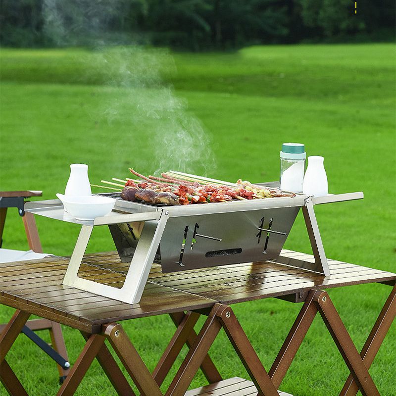 ✨✨🔥Klappbarer Edelstahl-Grill für draußen💥